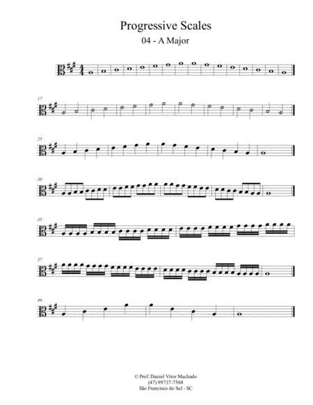 Progressive Scales - Viola - Complete