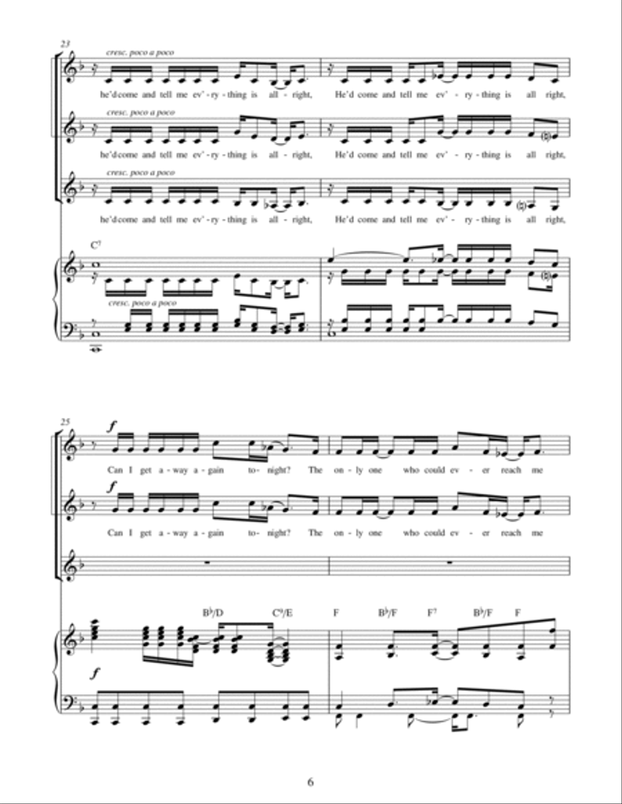 Son-Of-A-Preacher Man (arr. Berty Rice) SSA scores gallery preview page 6