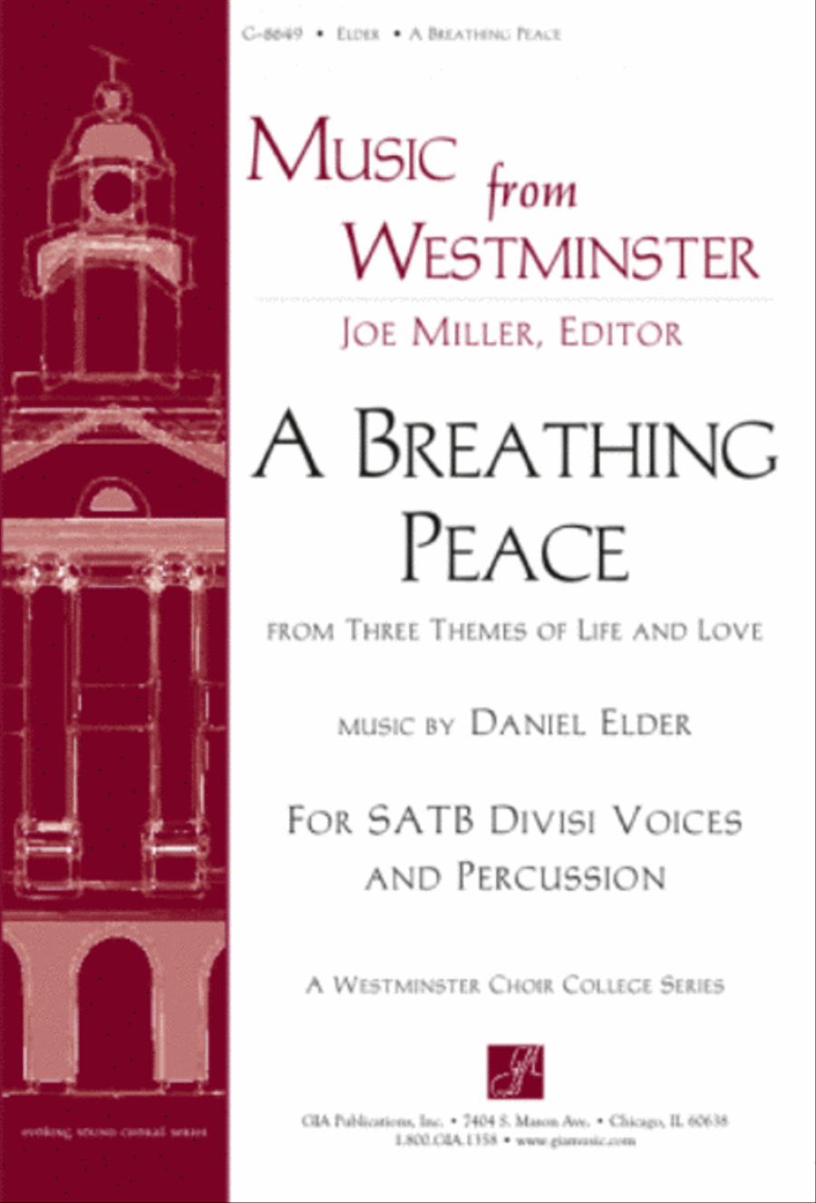A Breathing Peace - Instrument edition Percussion scores gallery preview page 1