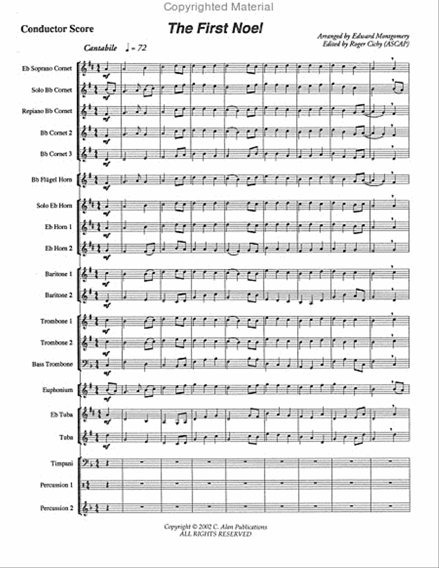 The First Noel The First Noel Brass Ensemble scores gallery preview page 2