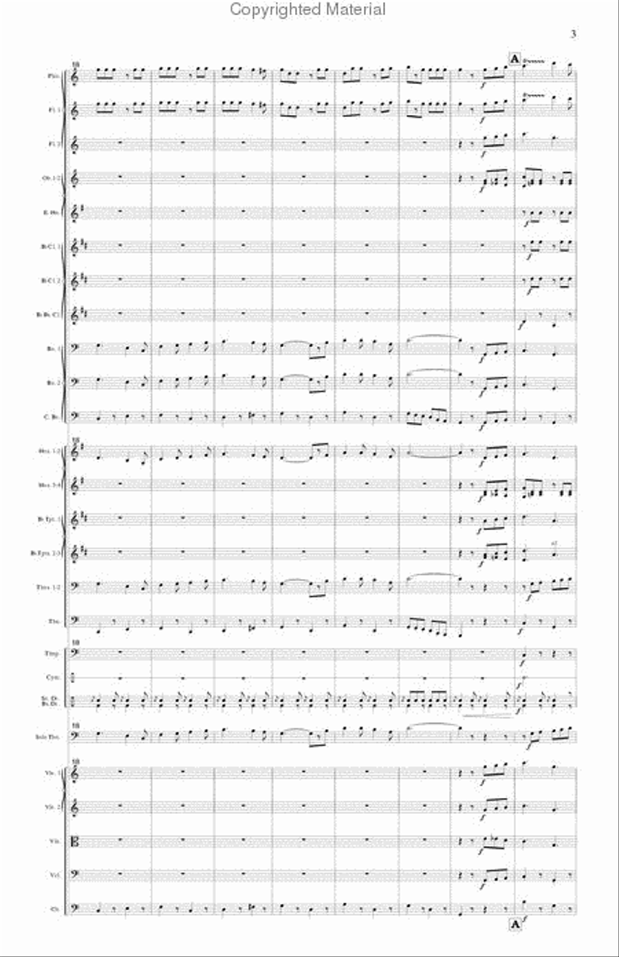 Seventy-Six Trombones (trombone and orchestra) Orchestra scores gallery preview page 4
