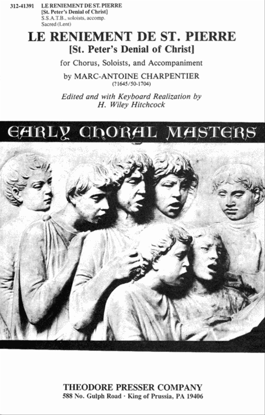 Le Reniement De St. Pierre Choir scores gallery preview page 1