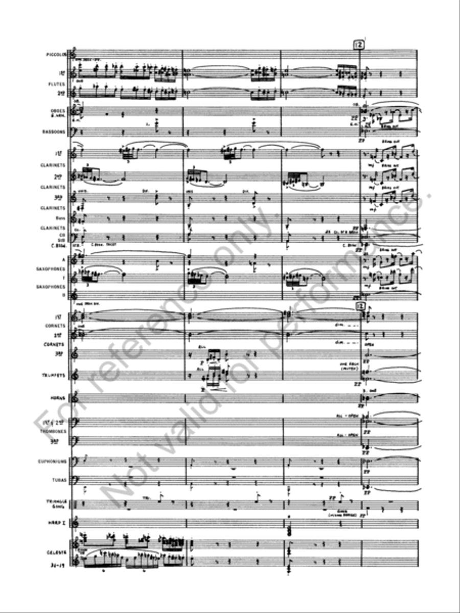 Salome's Dance (Dance of the Seven Veils) Concert Band scores gallery preview page 21