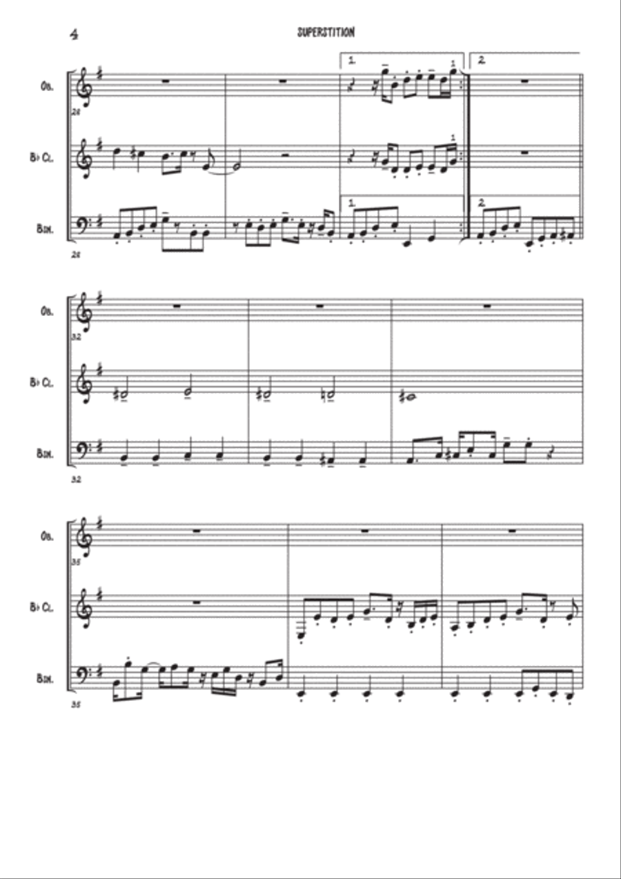Superstition Woodwind Trio scores gallery preview page 4