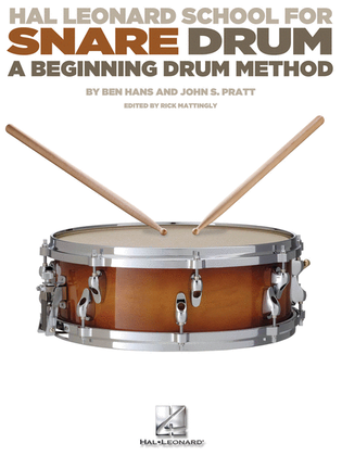 Book cover for Hal Leonard School for Snare Drum