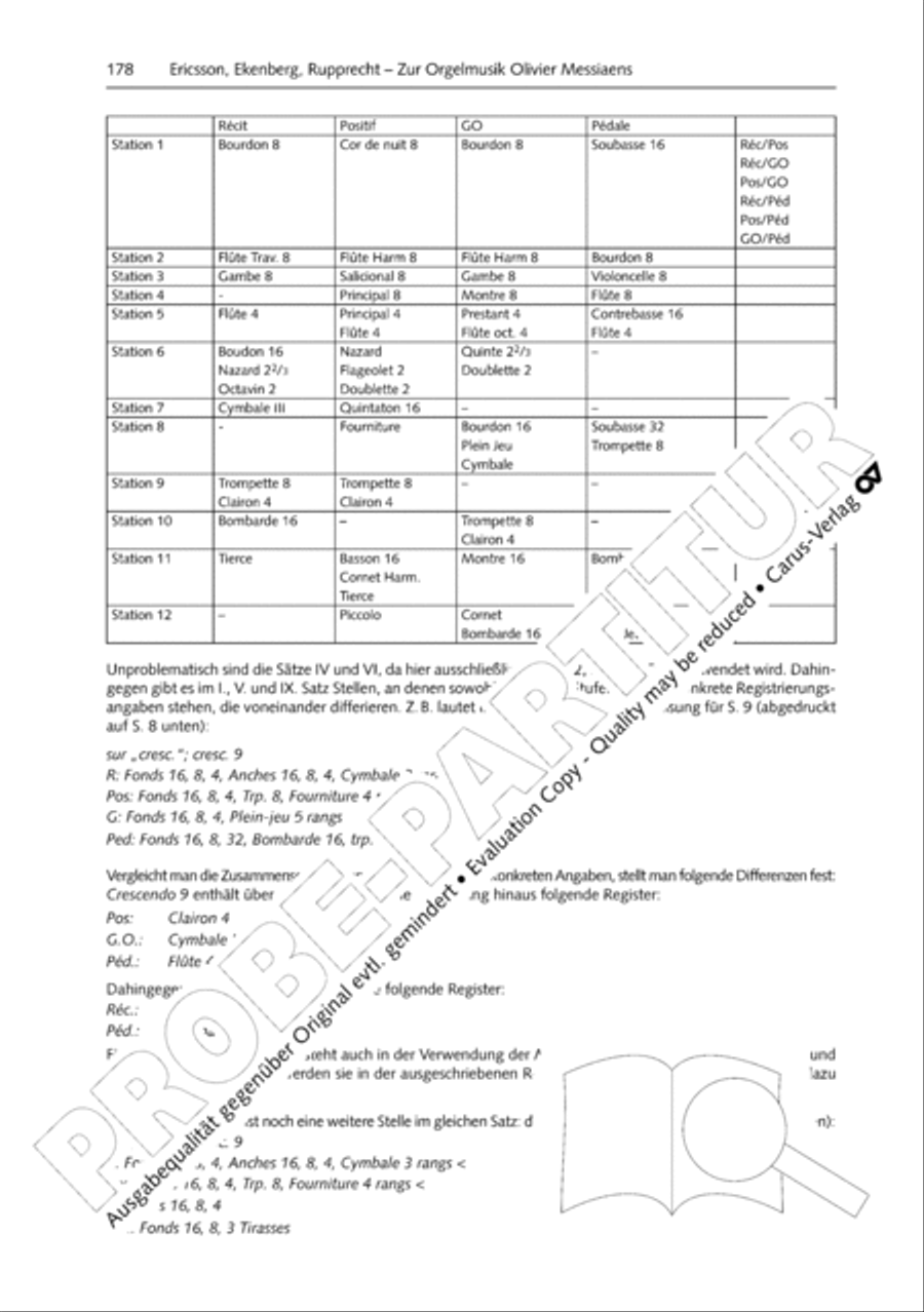Orgelschule zur historischen Auffuhrungspraxis Organ Solo scores gallery preview page 179