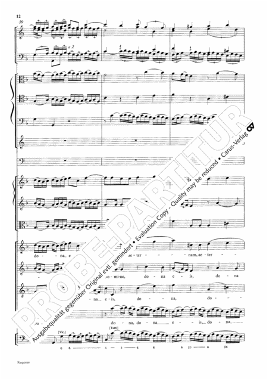 Requiem Requiem 4-Part scores gallery preview page 21