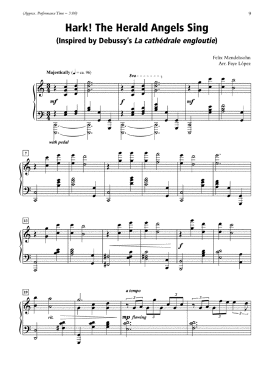 An Impressionistic Christmas Piano Solo scores gallery preview page 4