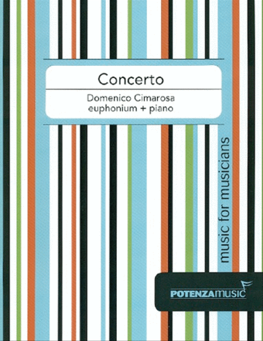 Concerto for Euphonium and Piano Euphonium scores gallery preview page 1