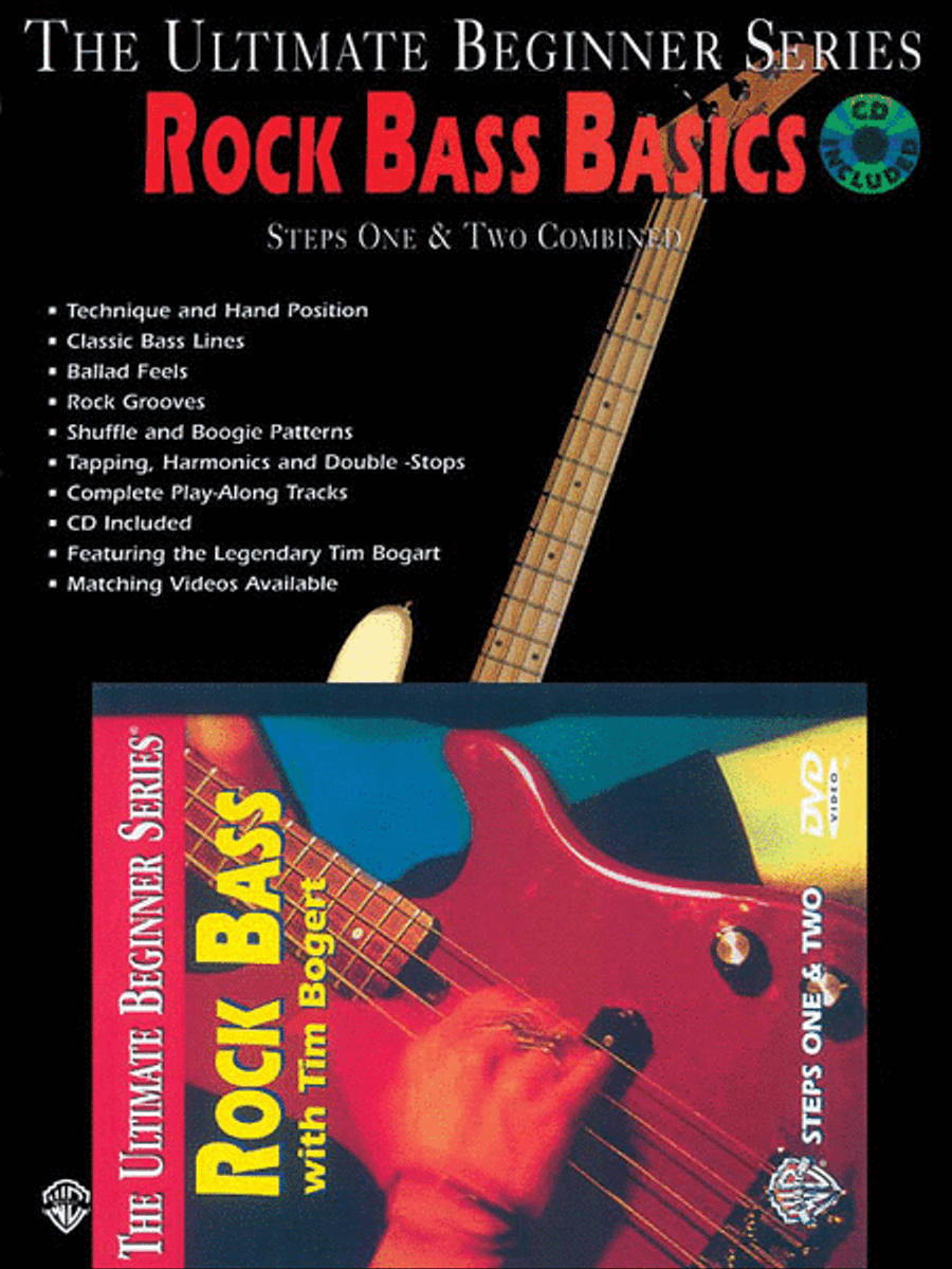 Ultimate Beginner Rock Bass Basics Mega Pak Bass Guitar scores gallery preview page 1