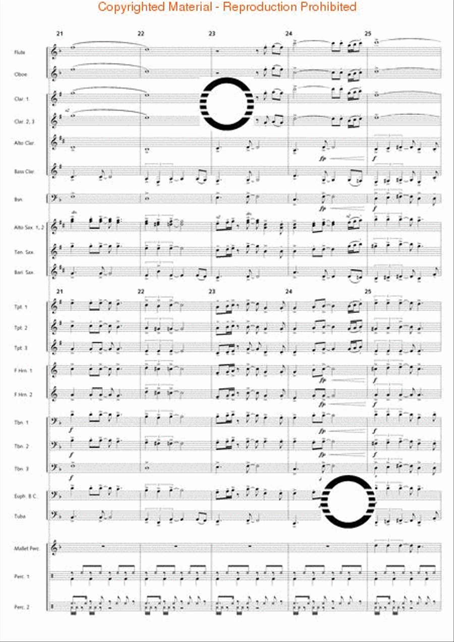 Holiday Jambalaya Holiday Jambalaya Concert Band scores gallery preview page 6