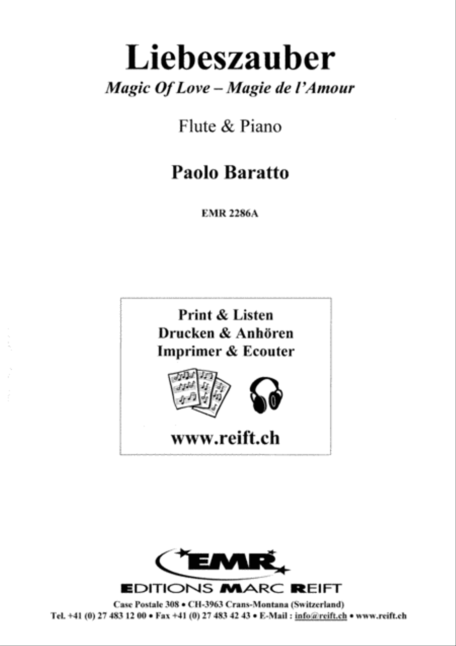 Liebeszauber Flute Solo scores gallery preview page 2