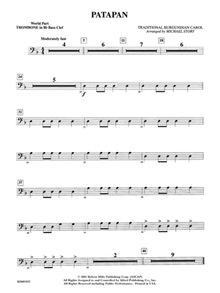 Patapan: WP 1st B-flat Trombone B.C.