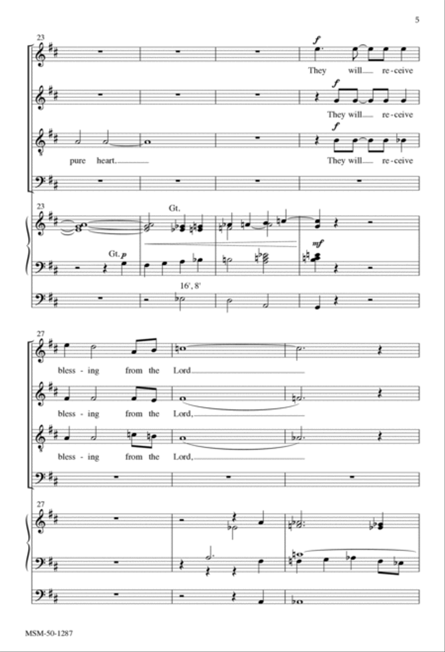 Vision of Paradise 4-Part scores gallery preview page 5