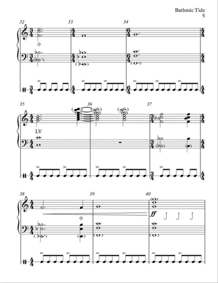 Bathmic Tide Handbell Choir scores gallery preview page 5