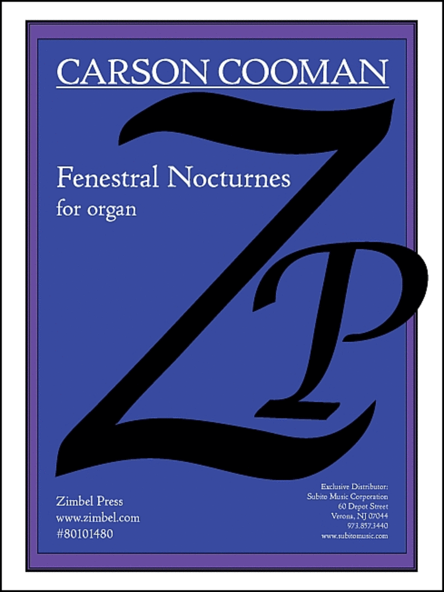 Fenestral Nocturnes Organ scores gallery preview page 1