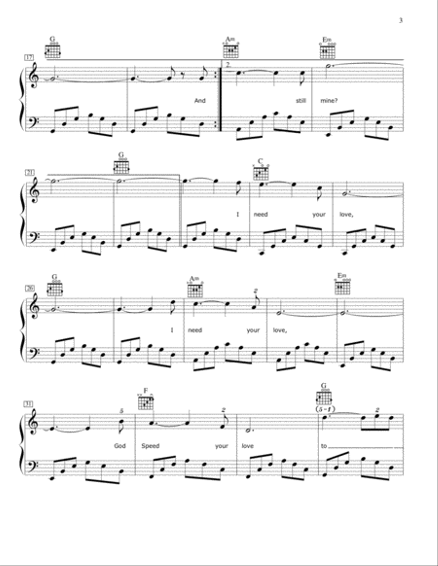 Unchained Melody Piano Method scores gallery preview page 3