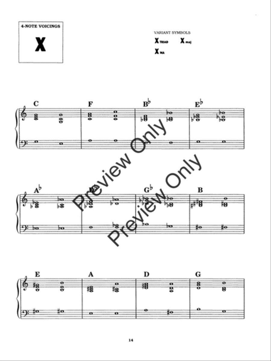 Chord Voicing Handbook, The Piano Method scores gallery preview page 17