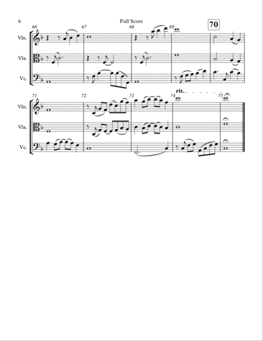 A Whole New World (from 'Aladdin') String Trio scores gallery preview page 6