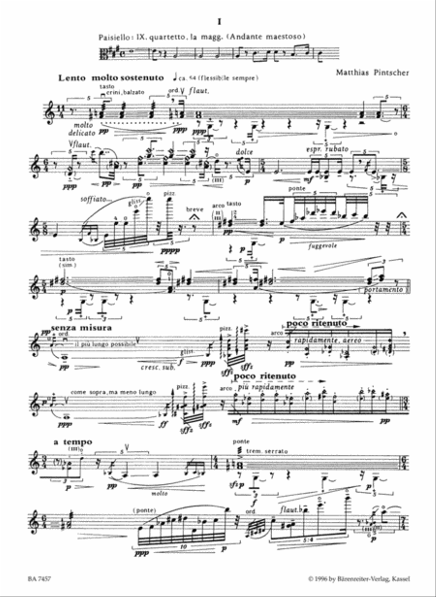 Omaggio a Giovanni Paisiello. Due fantasie sopra frammenti tematici dei quartetti darchi per violino Violin Solo scores gallery preview page 2