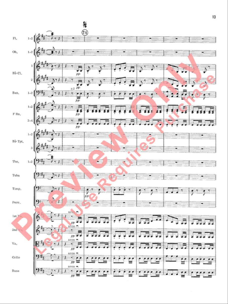 William Tell Overture Full Orchestra scores gallery preview page 16