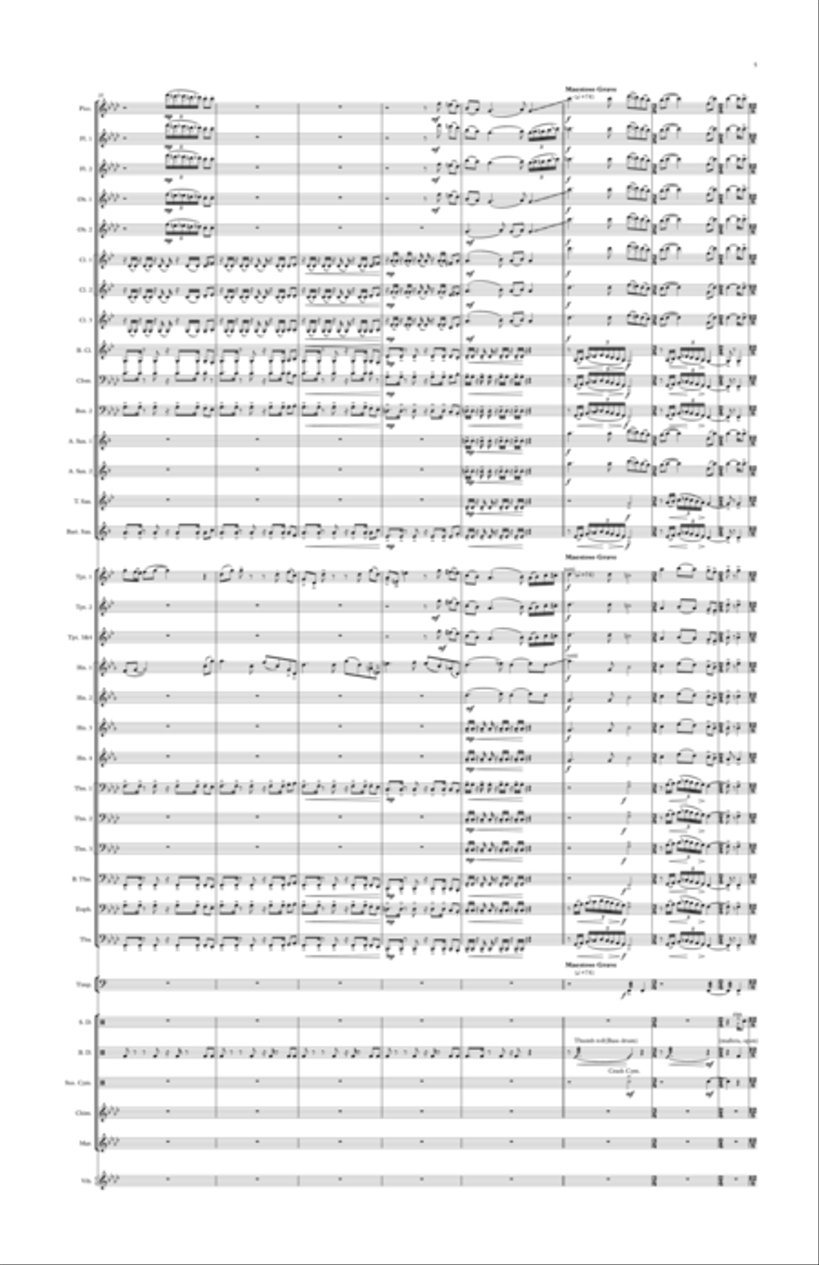 Into Ignited Awakening Into Ignited Awakening Concert Band scores gallery preview page 5
