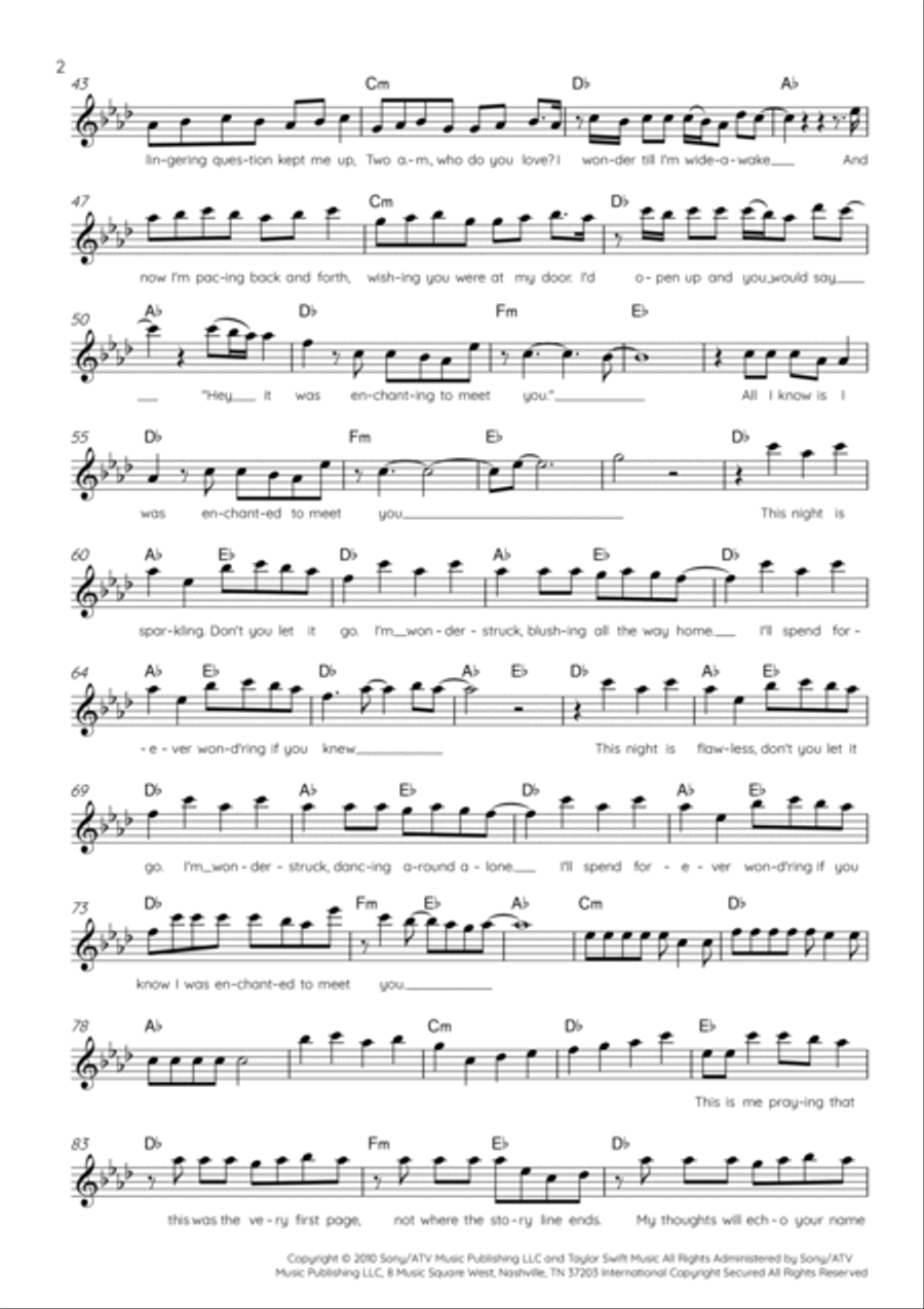 Enchanted Enchanted Piano scores gallery preview page 2