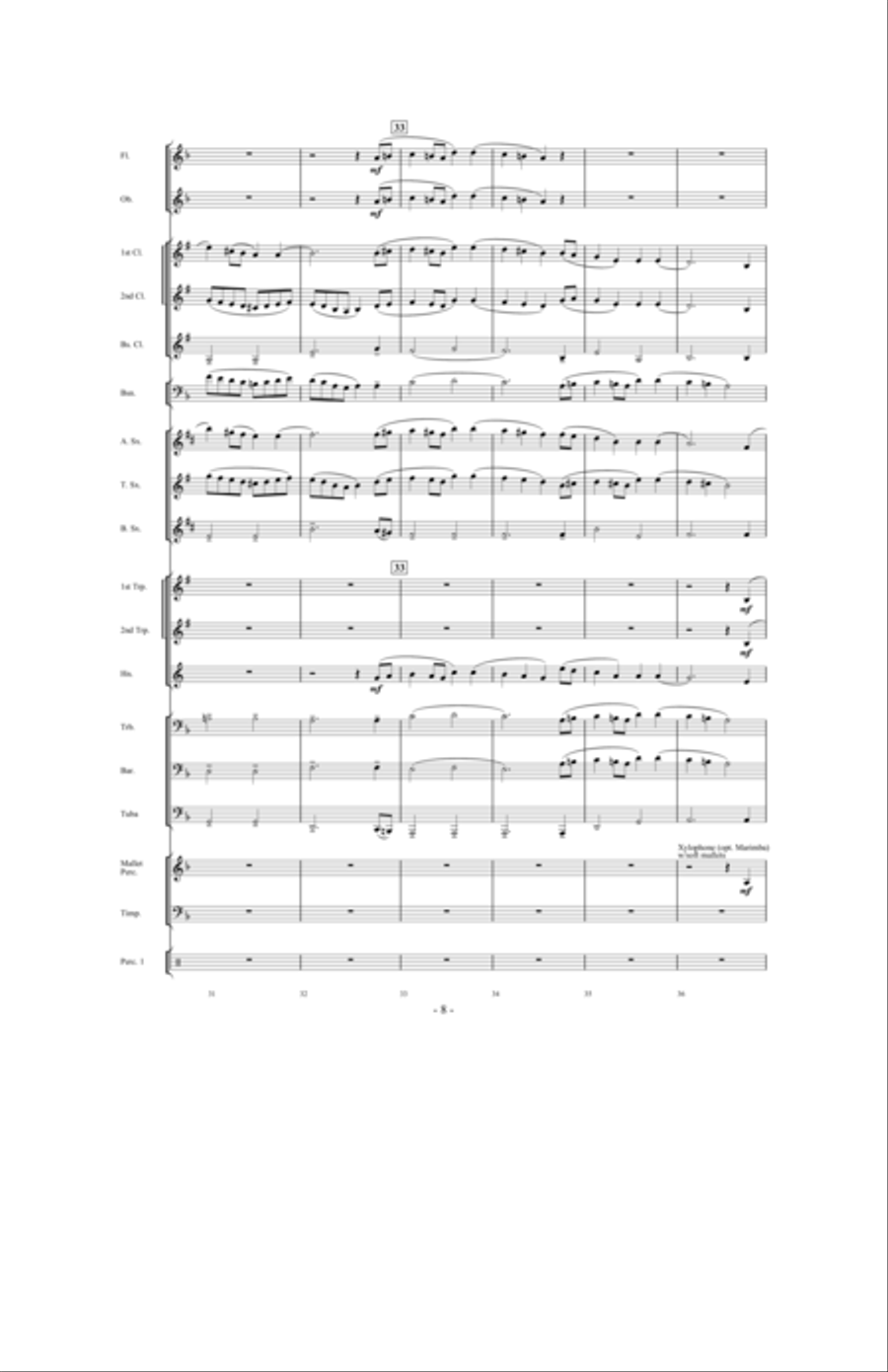 I'll Love My Love I'll Love My Love Concert Band scores gallery preview page 7