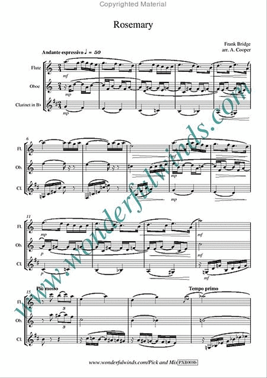 Rosemary Oboe scores gallery preview page 2