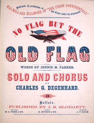 Book cover for No Flag But the Old Flag