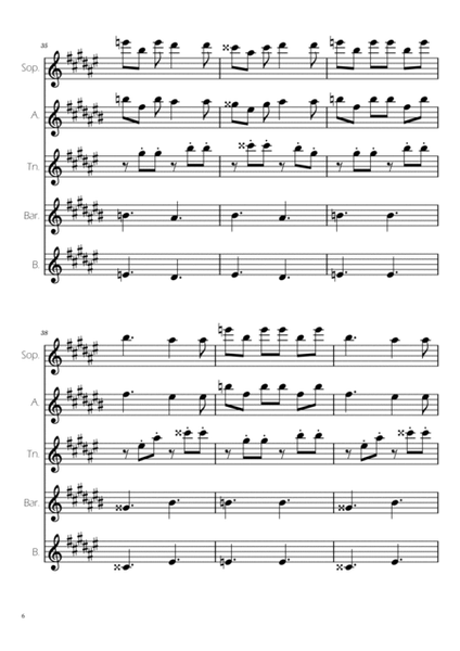 Swan Lake (theme) - Tchaikovsky - Sax Quintet image number null