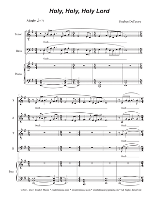 Holy, Holy, Holy Lord (Tenor solo with SATB)