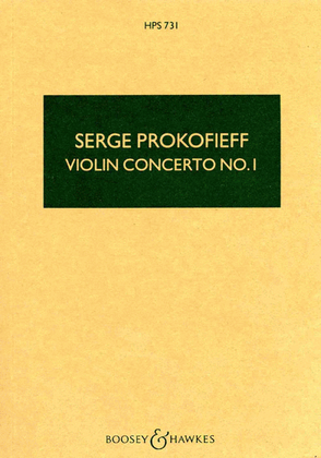 Book cover for Violin Concerto No. 1 in D, Op. 19