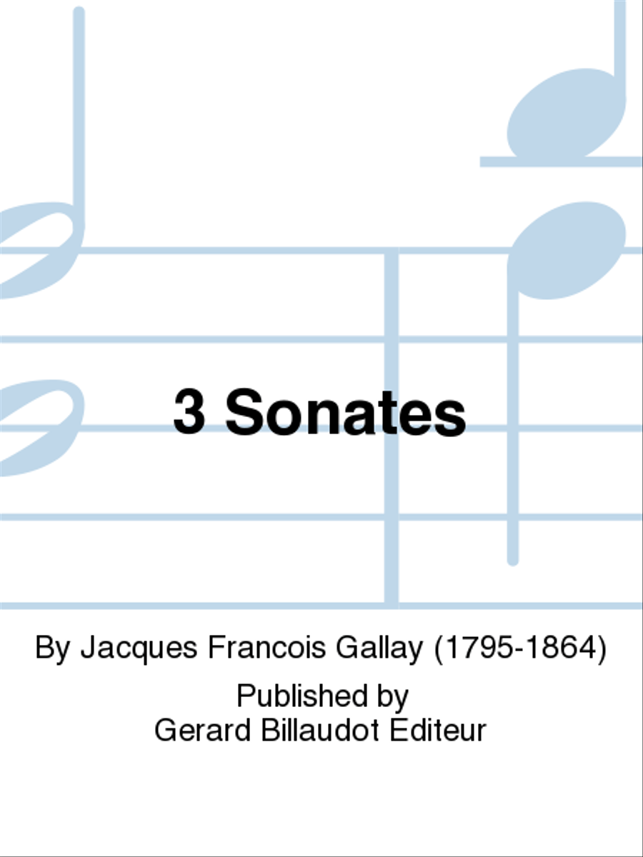 3 Sonates Chamber Music scores gallery preview page 1