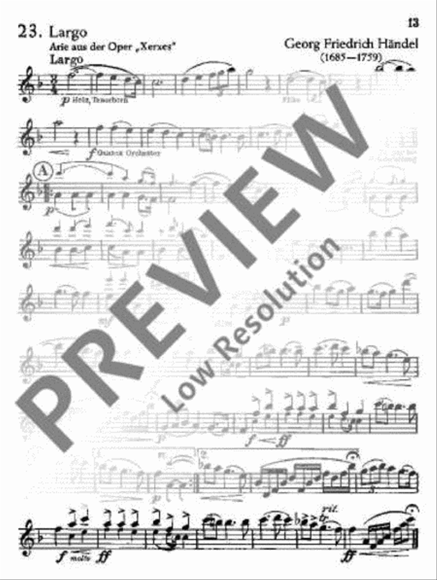 Für Feiern und Feste Clarinet scores gallery preview page 14
