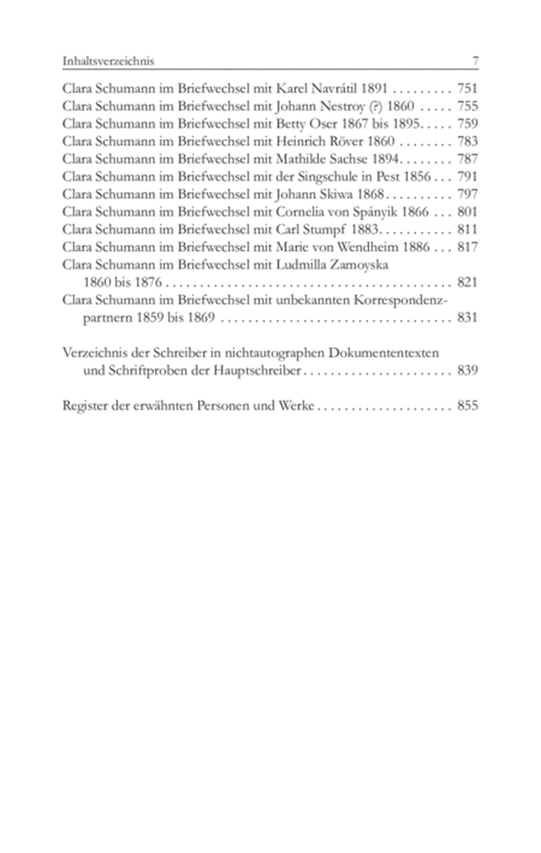 Schumann Briefedition: Fellinger, Franz geb. Wittgenstein, Kalbeck u.a.