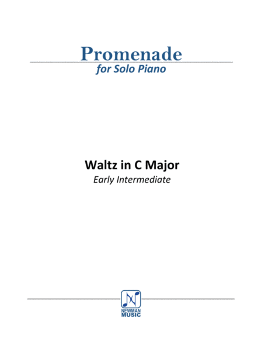 Promenade Easy Piano scores gallery preview page 1