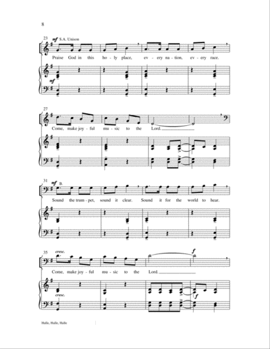 Easy Anthems, Vol. 2 Easy Anthems, Vol. 2 3-Part scores gallery preview page 11