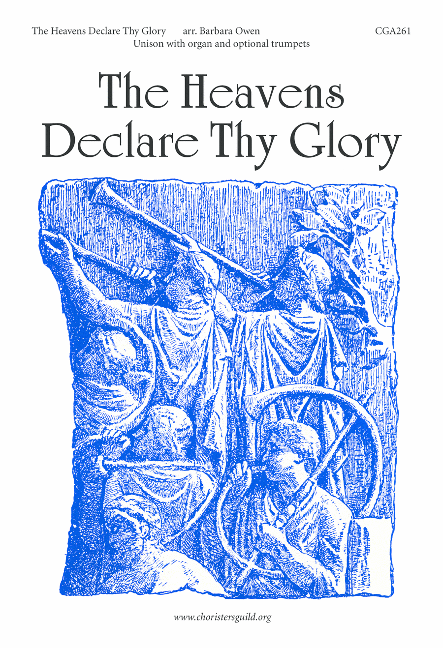 The Heavens Declare Thy Glory Unison Choir scores gallery preview page 1