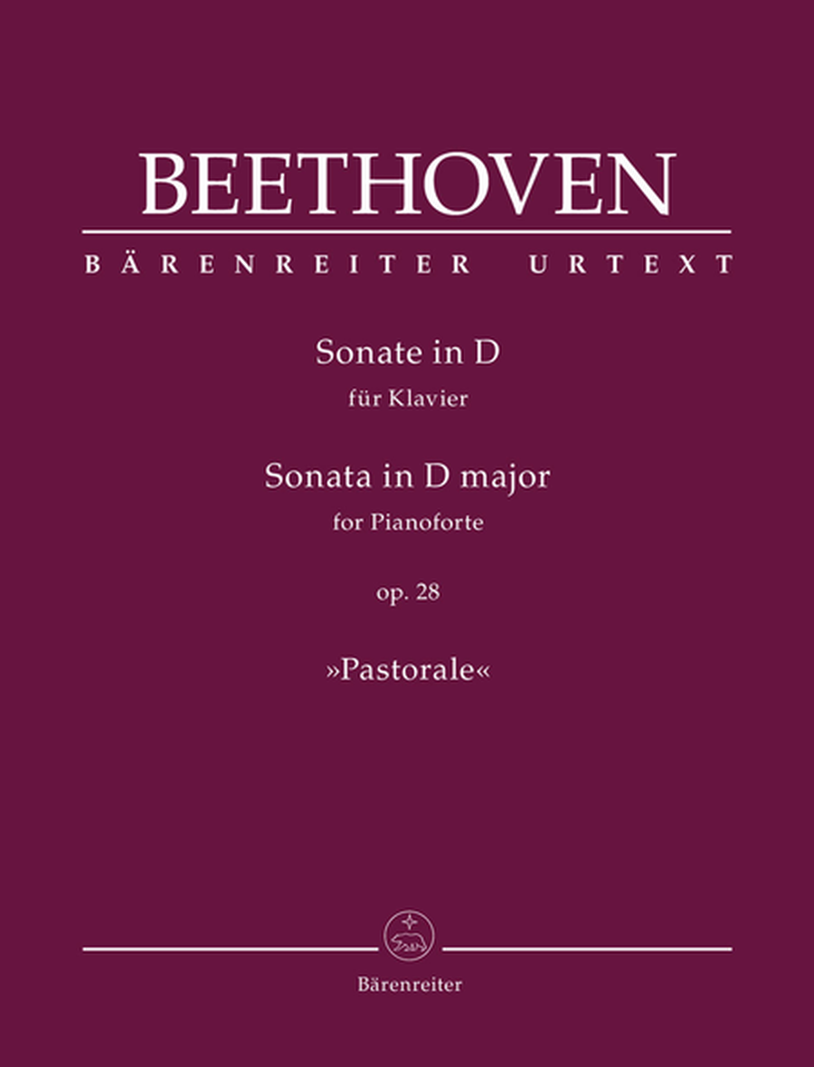 Sonata for Pianoforte D major op. 28 "Pastorale"