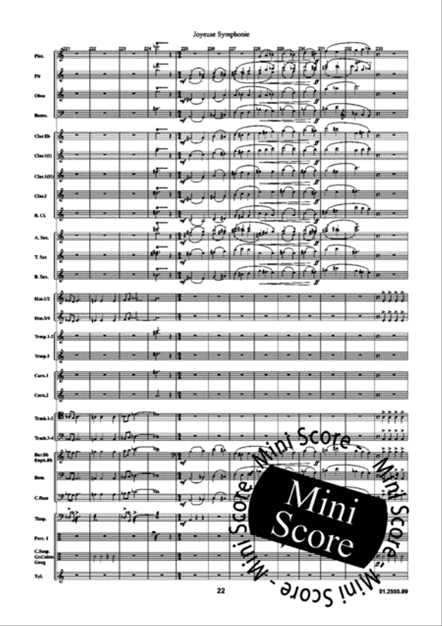 Joyeuse Symphonie Concert Band scores gallery preview page 28