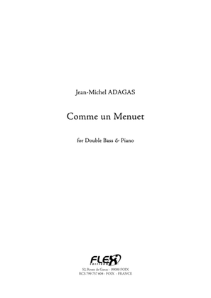 Book cover for Comme un Menuet