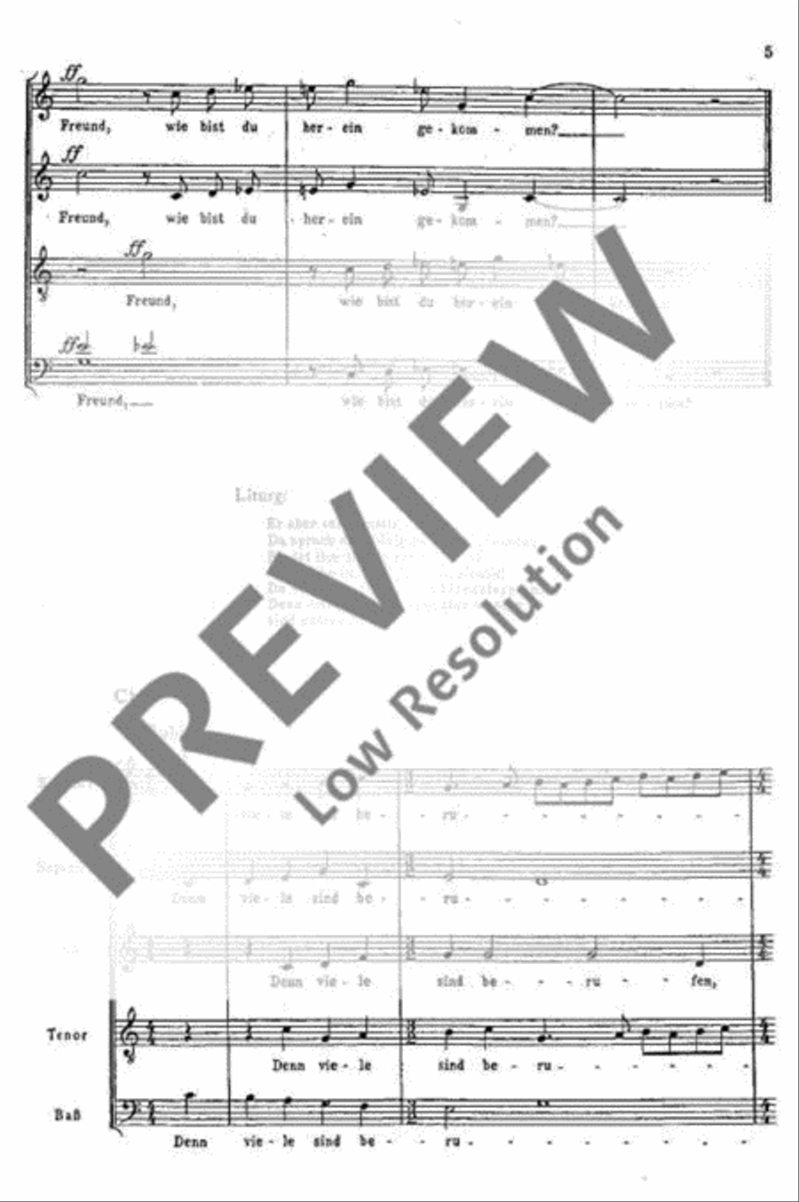 Drei Evangelien-Motetten Mixed Choir scores gallery preview page 6