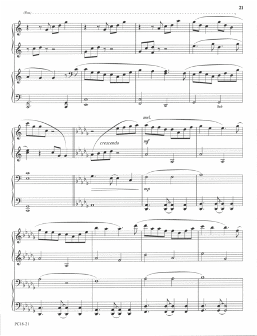 The Joy of the Lord Piano Duet scores gallery preview page 3