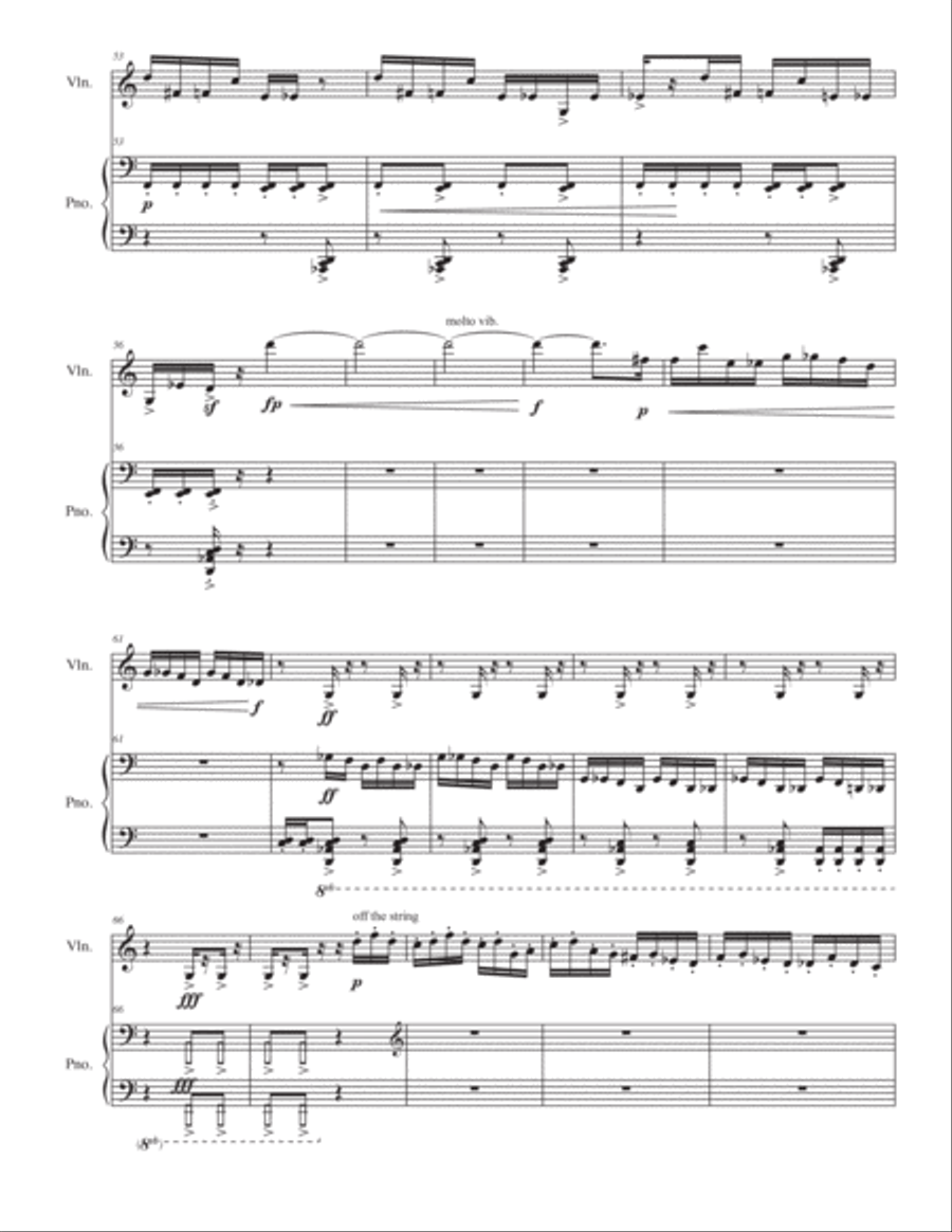 Froggy Froggy for violin and piano