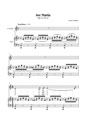 Ave Maria (Franz Schubert) - CONTRALTO_C
