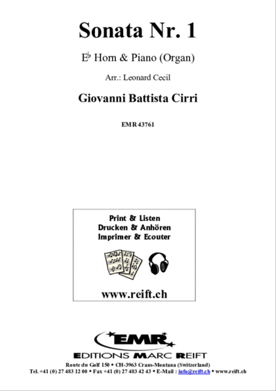 Sonata No. 1 Sonata No. 1 Horn scores gallery preview page 2