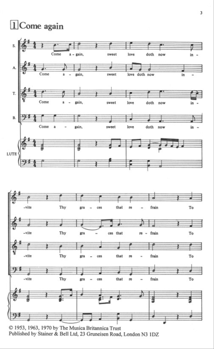 Invitation to the Partsong Book 6 4-Part scores gallery preview page 2