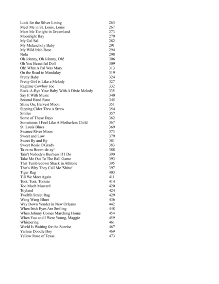 Roaring Twenties Easy Piano Classics Easy Piano scores gallery preview page 4