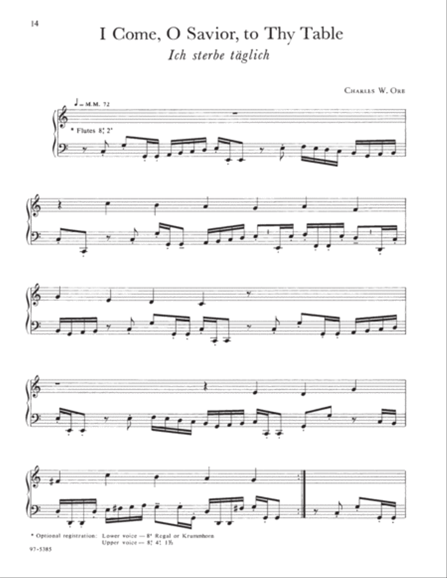 Eleven Compositions for Organ, Set II